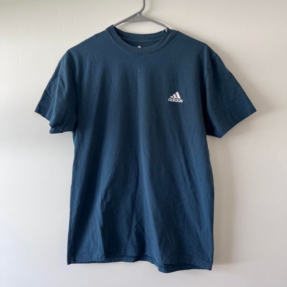 Adidas Golf Short Sleeve T-Shirt Dark Teal Slate Blue Size Medium